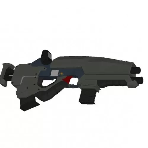 Ds60 Gun 3d model Ds60 Gun 3d model