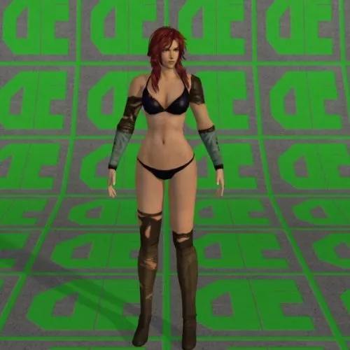Mamiya Girl Character 3d model Mamiya Girl Character 3d model