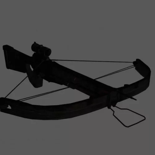 Vintage Cross Bow 3d model Vintage Cross Bow 3d model