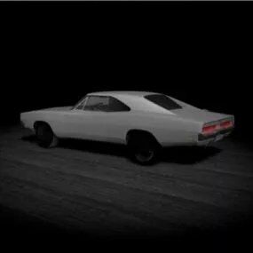 Car, Dodge Charger 1970 3d model