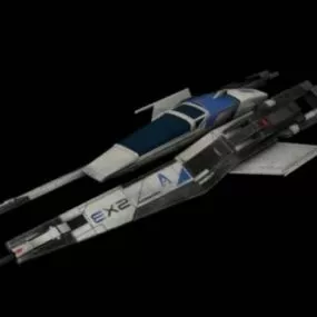 Human Fighter Aircraft 3d model