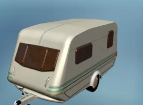 Camper (caravan) 3d model Camper (caravan) 3d model