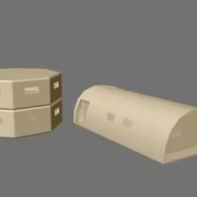Section Modul  Building 3d model
