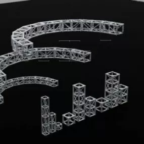 Box Struss 3d model