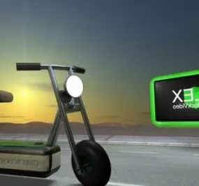 Cube Scooter 3d model