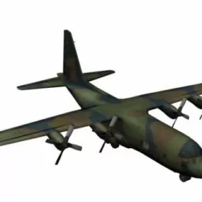 C130 Aircraft 3d model