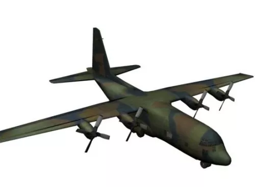 C130 Aircraft 3d model C130 Aircraft 3d model
