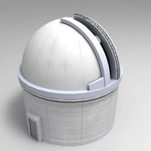Observatory Building 3d model Observatory Building 3d model