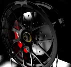 Racing Rims Vehicle 3d model