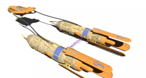 Skywalker Podracer Aircraft 3d model Skywalker Podracer Aircraft 3d model