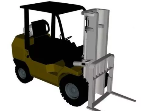 Fork Lift 3d model Fork Lift 3d model