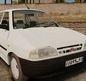 Kia Pride 131 Car 3d model