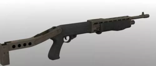 Spas-12 Battle Gun 3d model Spas-12 Battle Gun 3d model