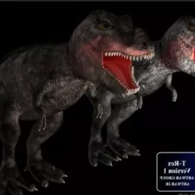 T-rex (version 1) 3d model