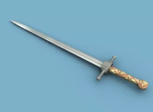 Medieval Sword Free 3d model Medieval Sword Free 3d model