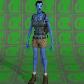 Grace Augustin Na Vi 3d model