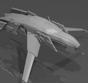 Alien Space Ship 3d model