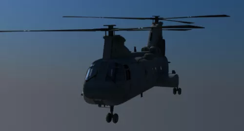 Ka58 Russian Soviet Helicopter 3d model