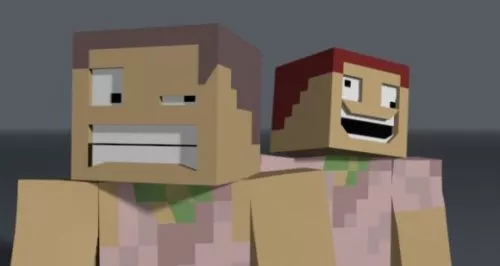 Minecraft Expressive Characters 3d model Minecraft Expressive Characters 3d model
