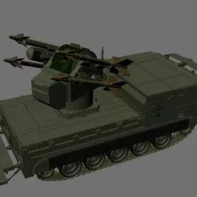 Anti-aircraft Unit M730a1 3d model