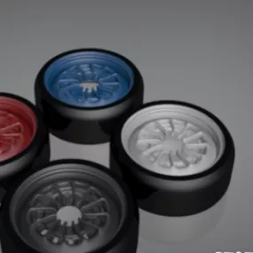 Collection Wheel 3d model