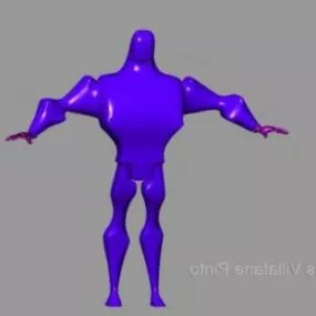 Hero Animated Toy Mold 3d model