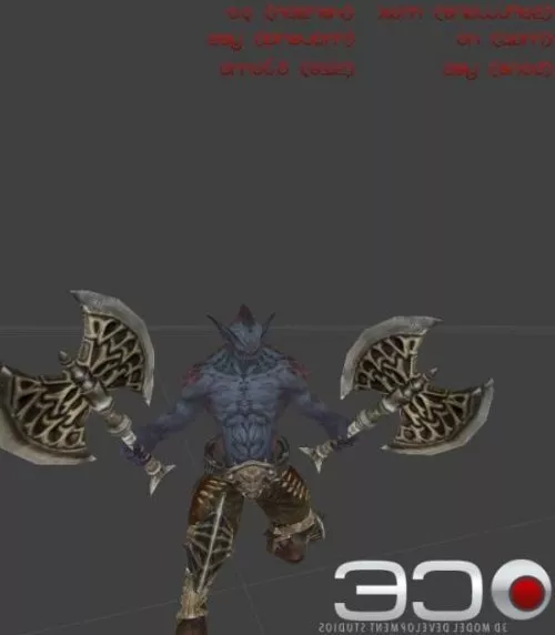 Warrior Darker Monster 3d model Warrior Darker Monster 3d model