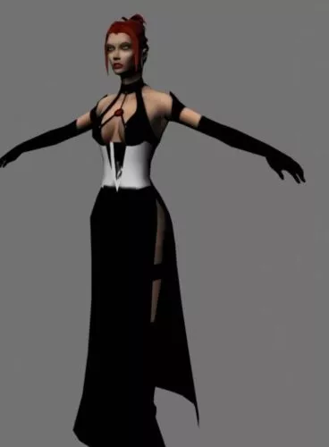 Rayne Dress 3d model Rayne Dress 3d model