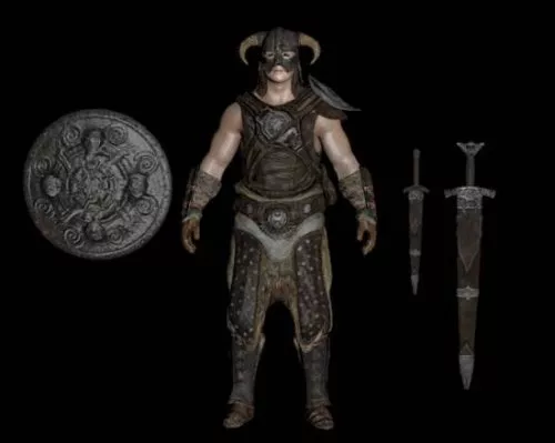 Dovahkiin Dragon Character 3d model Dovahkiin Dragon Character 3d model