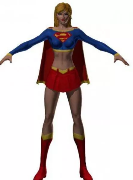 Supergirl Character 3d model Supergirl Character 3d model