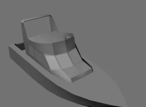 Boat Lowpoly 3d model Boat Lowpoly 3d model