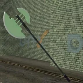 Lex Luthor Axe 3d model