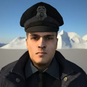 Policeman  Character 3d model