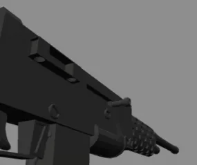 Wastelande Rifle 9000  Poly 3d model