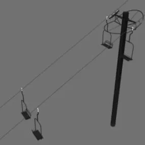 Cableway 3d model