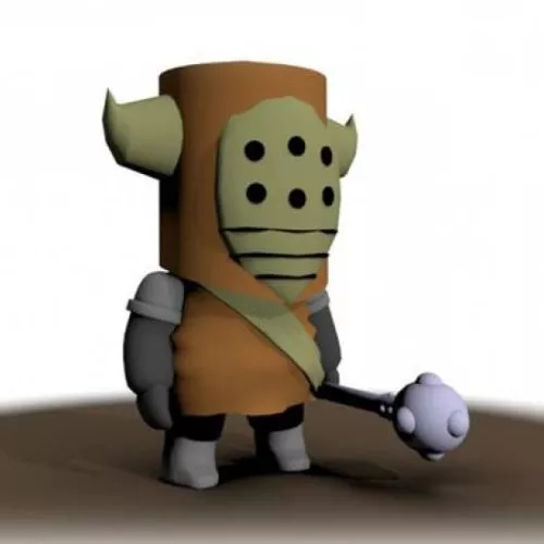 Medieval Big Stone Castle 3d model