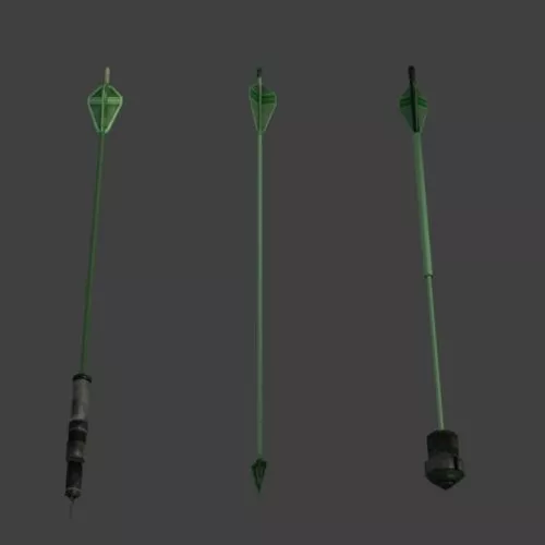 Arrows Cross Shape 3d model