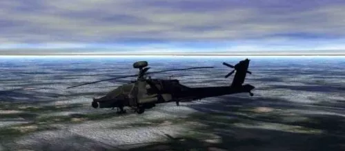 Apache Fighter Helicopter 3d model