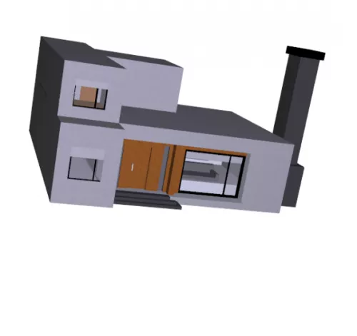 Metal Chimney 3d model