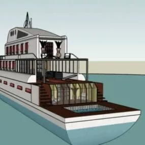 Yacht 3d model