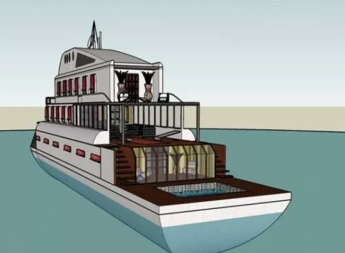 Super Yacht 3d model