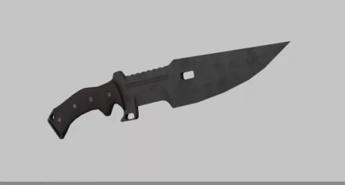 Chinese Knife 3d model