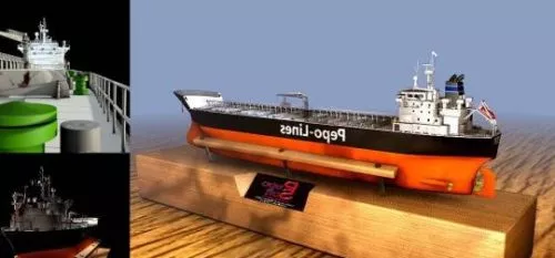 Tanker Vessel 3d model Tanker Vessel 3d model
