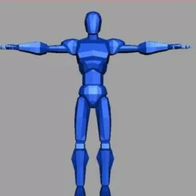 Basic Criypticman 3d model