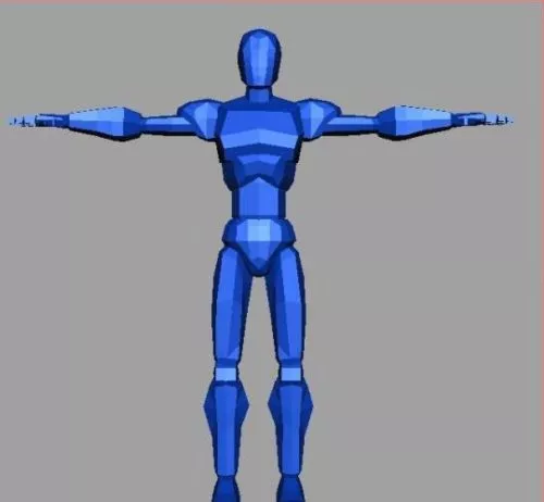 Basic Criypticman 3d model Basic Criypticman 3d model