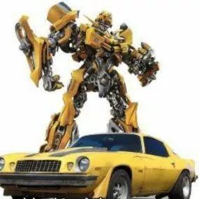 Bumblebee Robot Character 3d model