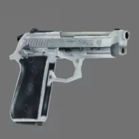 Silent Hill Sm Cybil Pistol 3d model