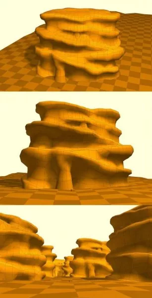 Realistic Rock Pebble 3d model