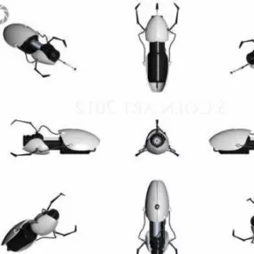 Portal Gun Weapon 3d model