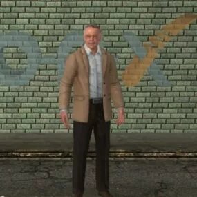 Stan Lee 3d model